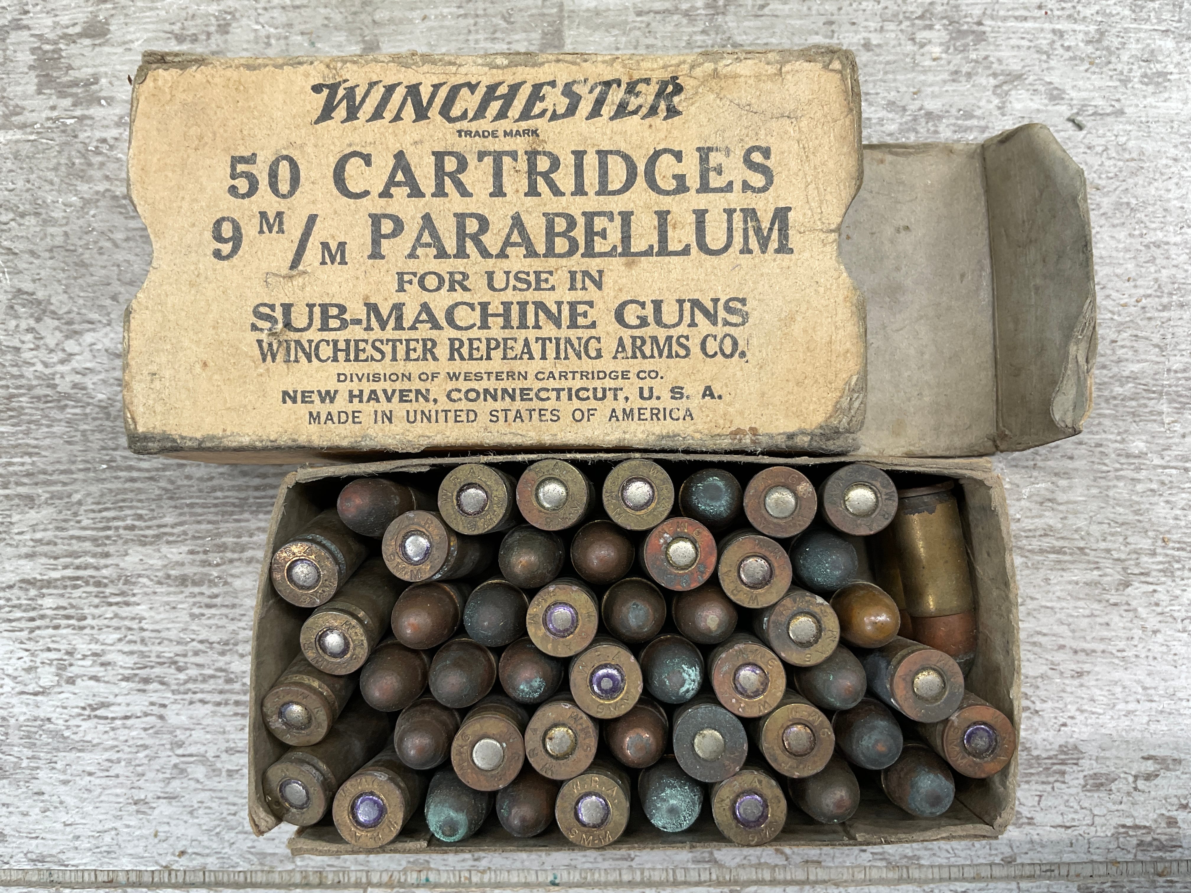 ‎ 9mm Parabellum Bullet [act IV] Winchester 9mm Ammunition Q4468 147 Grain Full Metal Jacket