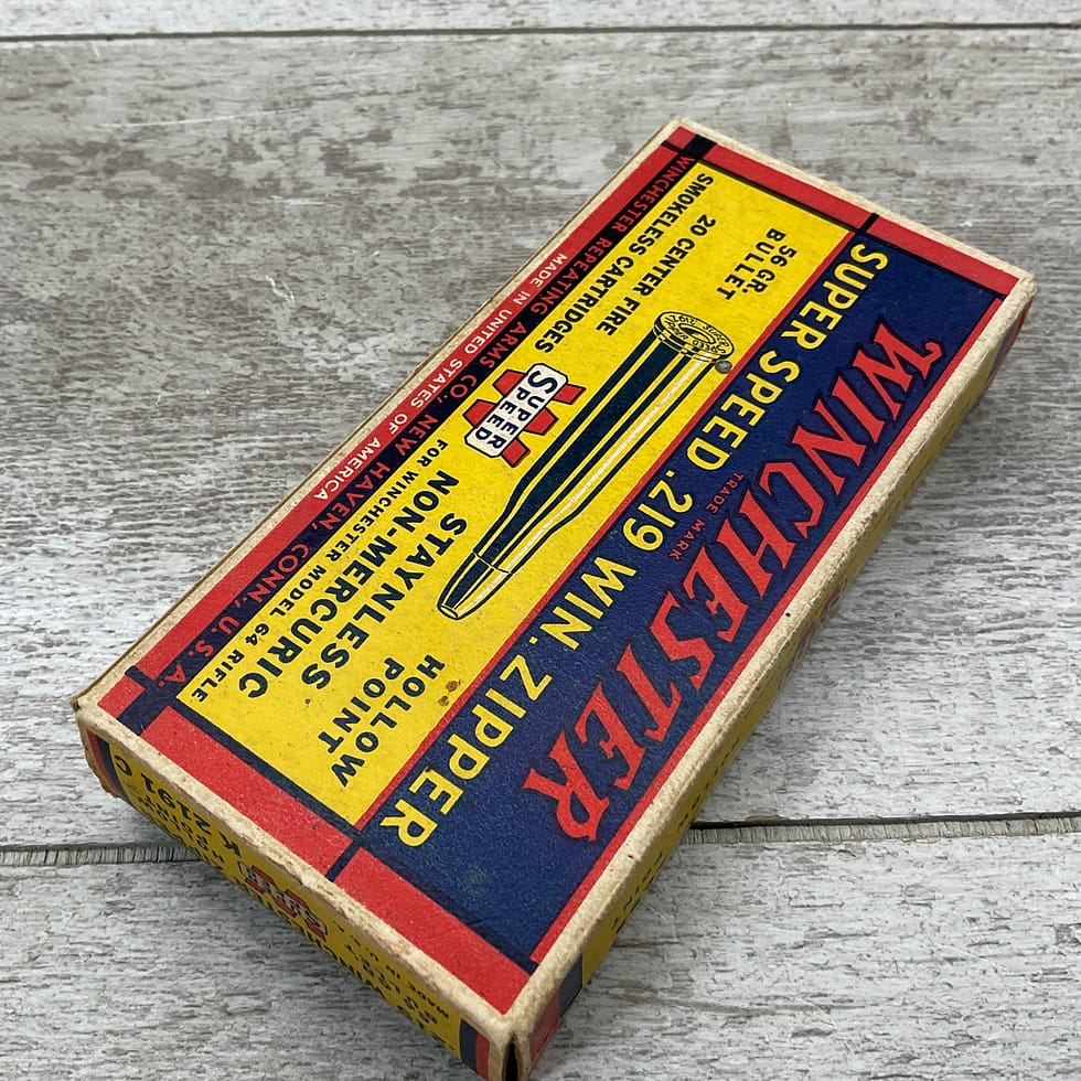 WINCHESTER 219 WIN. ZIPPER AMMO - Checkpoint Charlie's