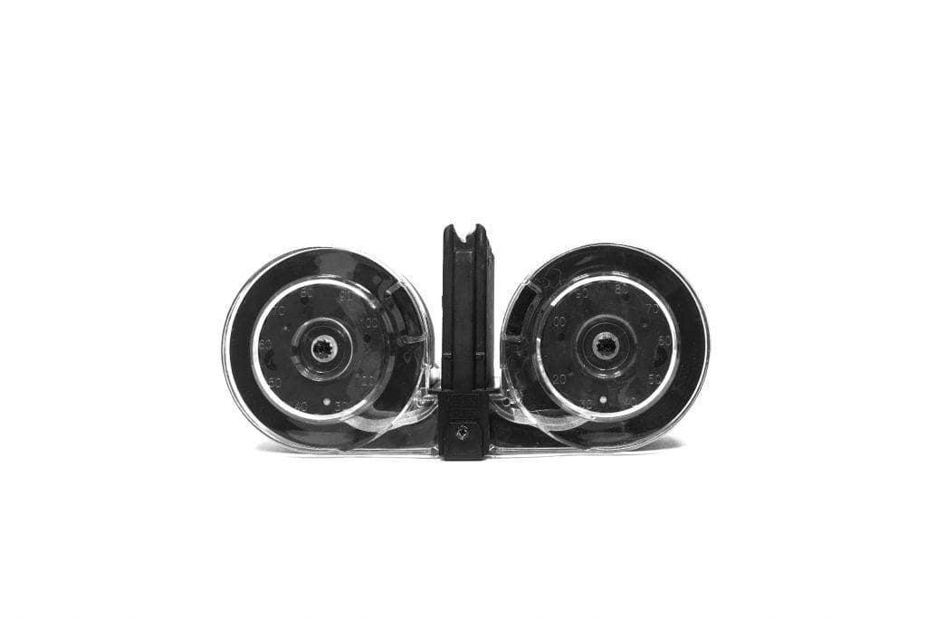 KCI AR15 .223/5.56 100 ROUND DOUBLE DRUM MAGAZINE Checkpoint Charlie's