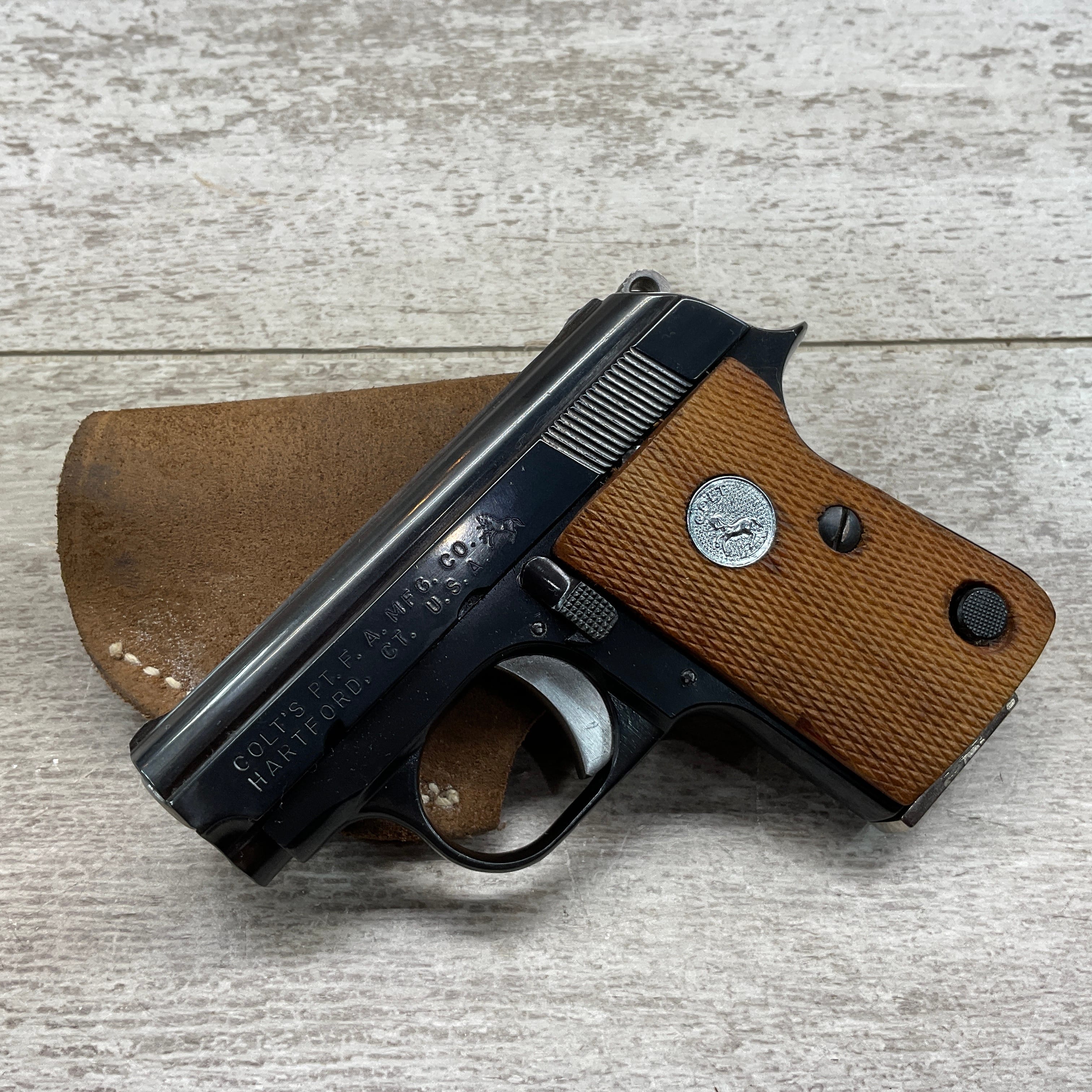 COLT JUNIOR POCKET AUTO .25 ACP PISTOL MINTY - Checkpoint