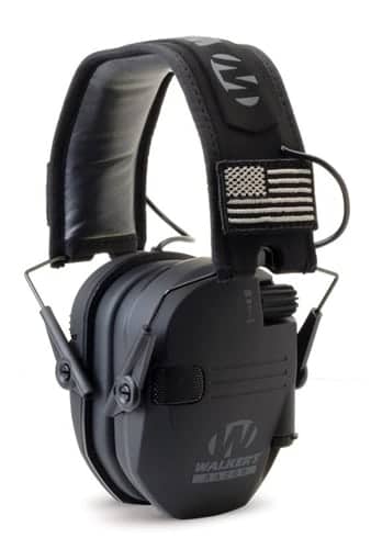 WALKER'S RAZOR SLIM ELECTRONIC MUFF PATRIOT SERIES BLACK #4