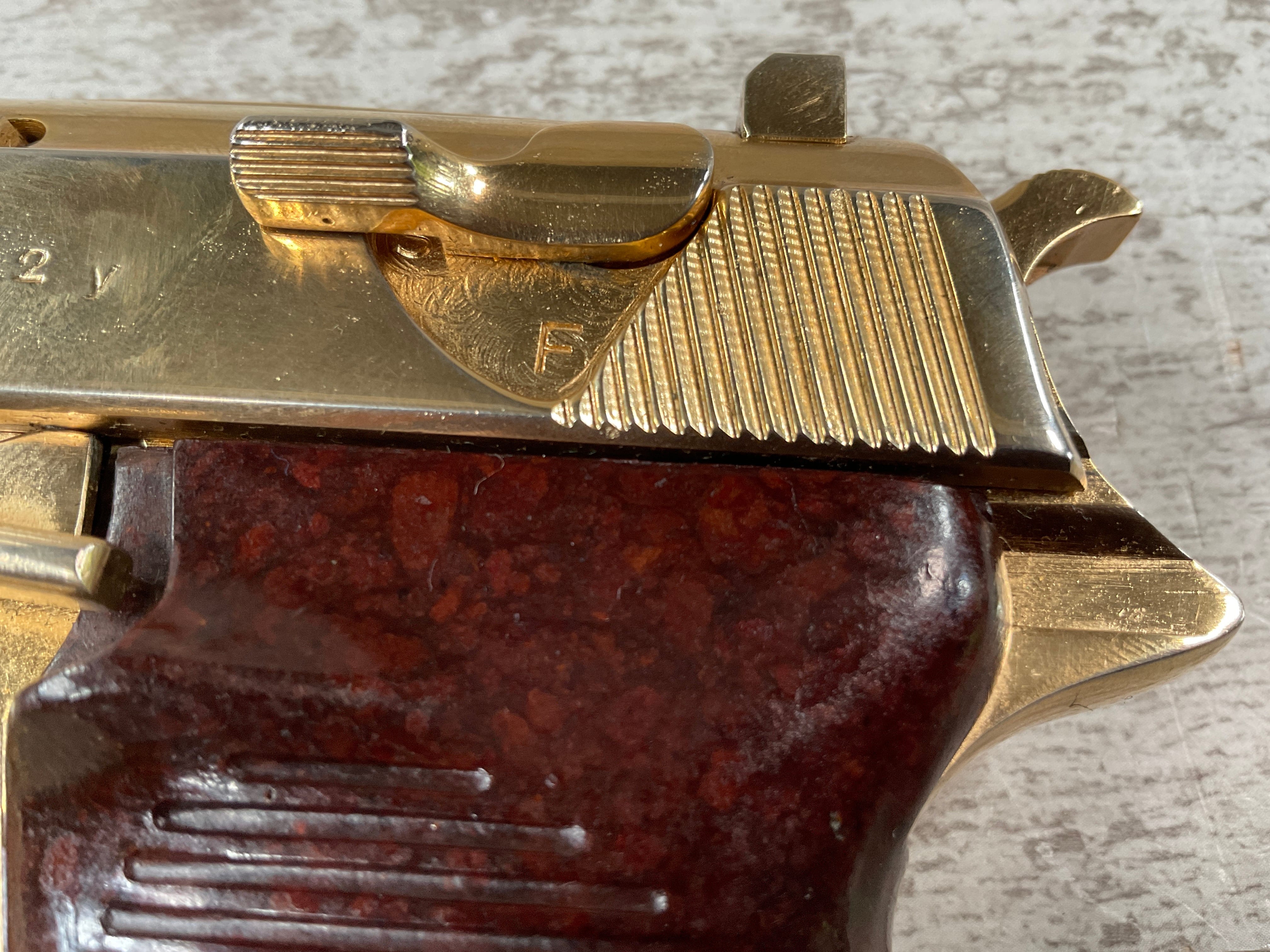 Walther P38 モデルガン ゴールド WALTHER P38 9MM SEMI-AUTO PISTOL - Checkpoint Charlie's