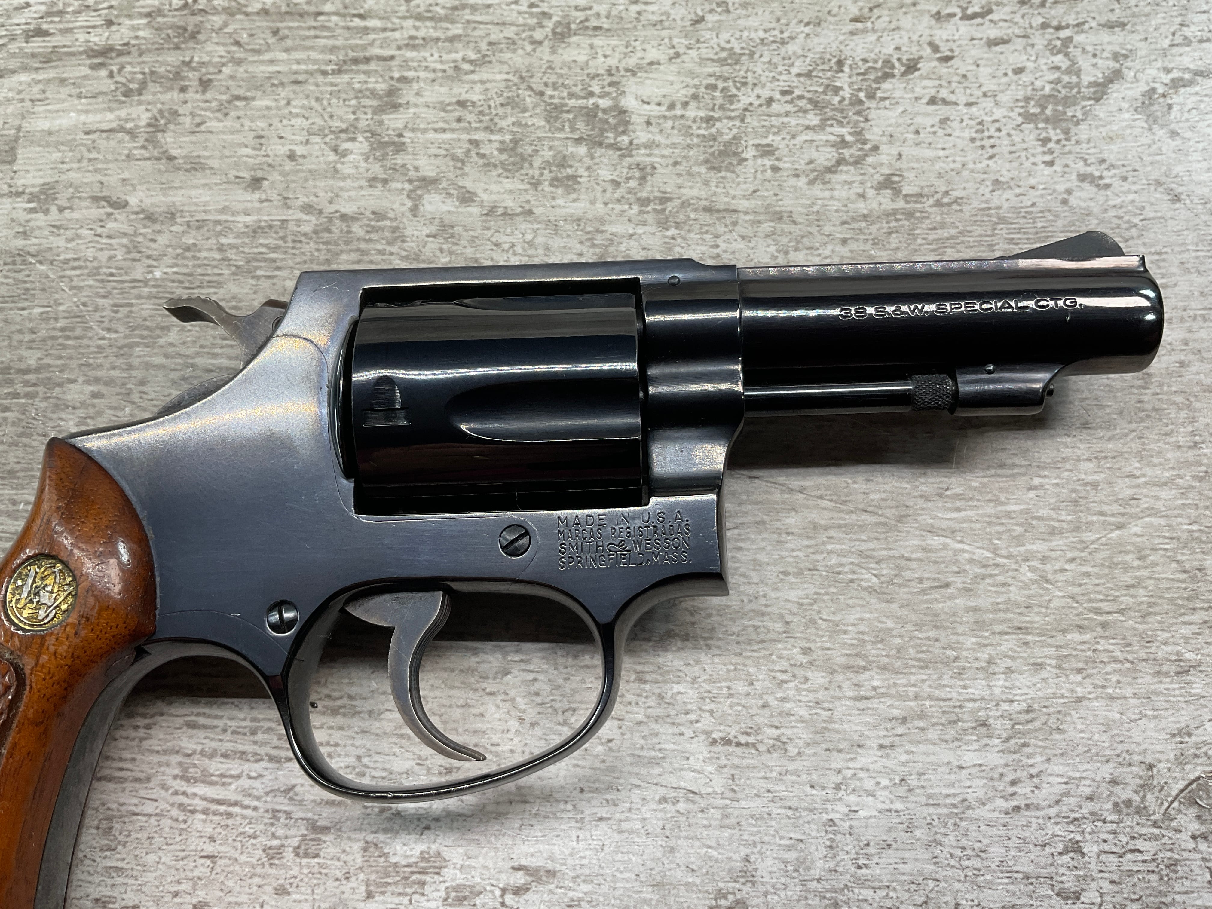 S&W CHIEFS SPECIAL 36-1 .38 SPECIAL REVOLVER, 1971 MFR #3