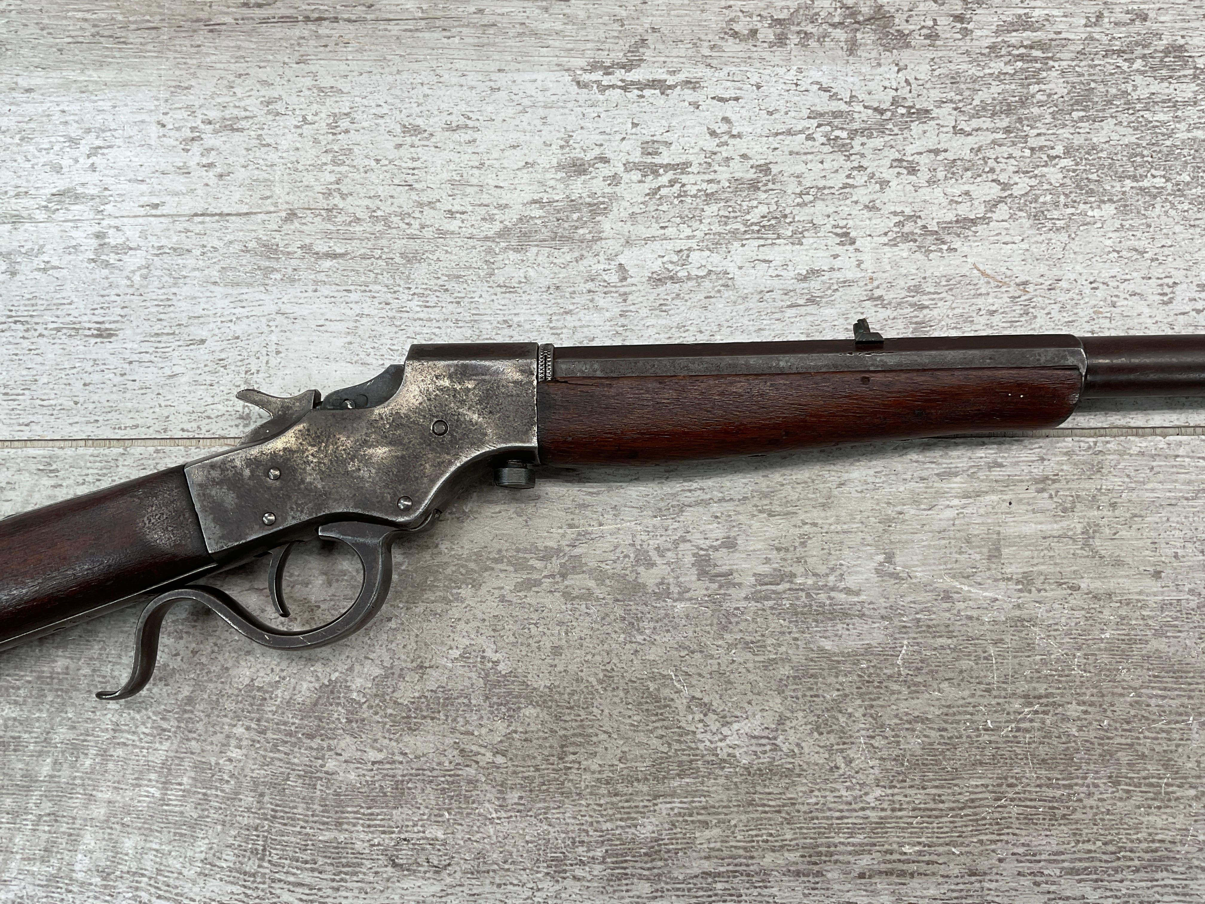 STEVENS MODEL 25 SINGLE-SHOT .22 FALLING BLOCK RIFLE