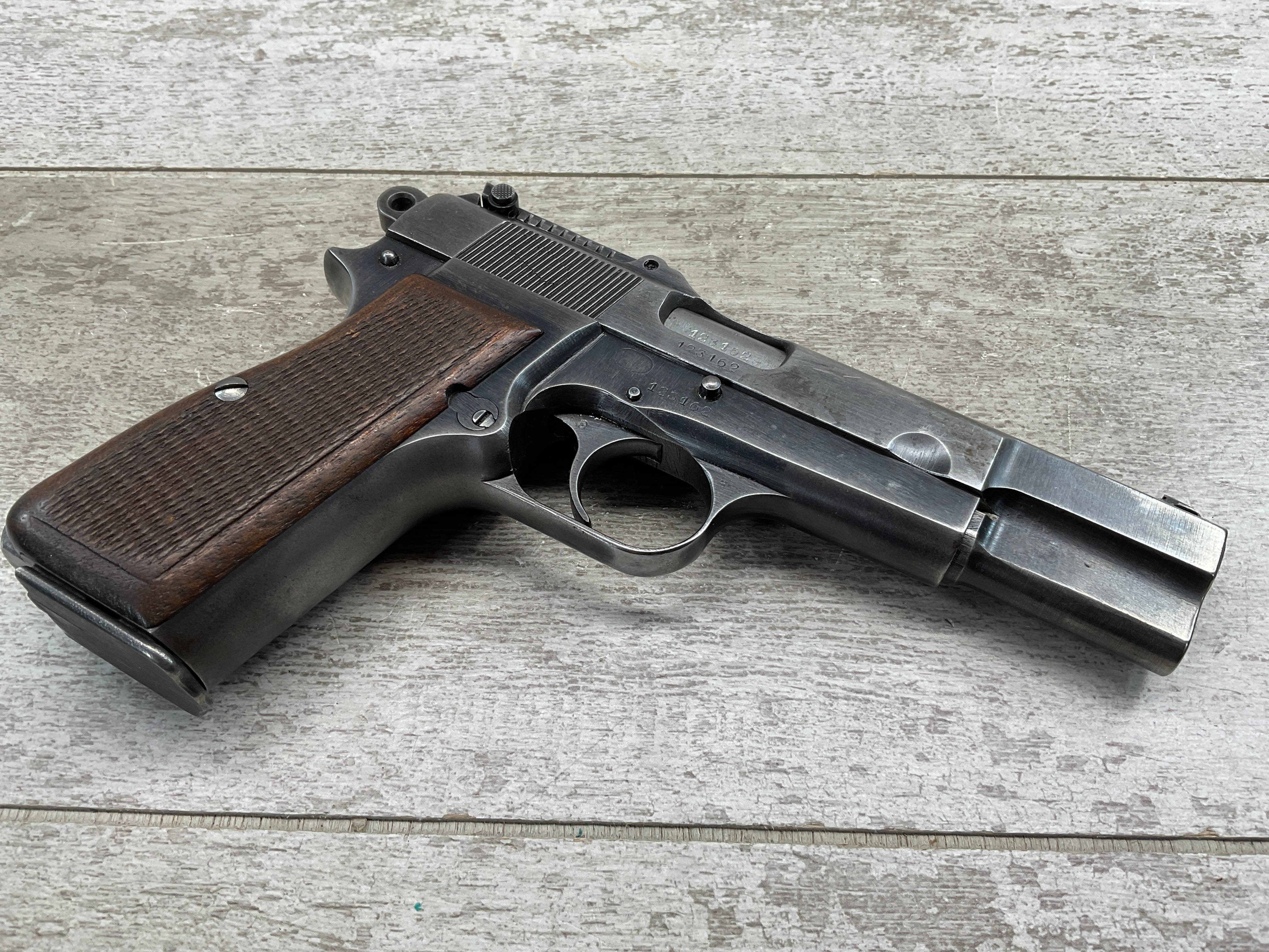 FN BROWNING HI POWER 9MM NAZI MARKED ALL MATCHING PISTOL