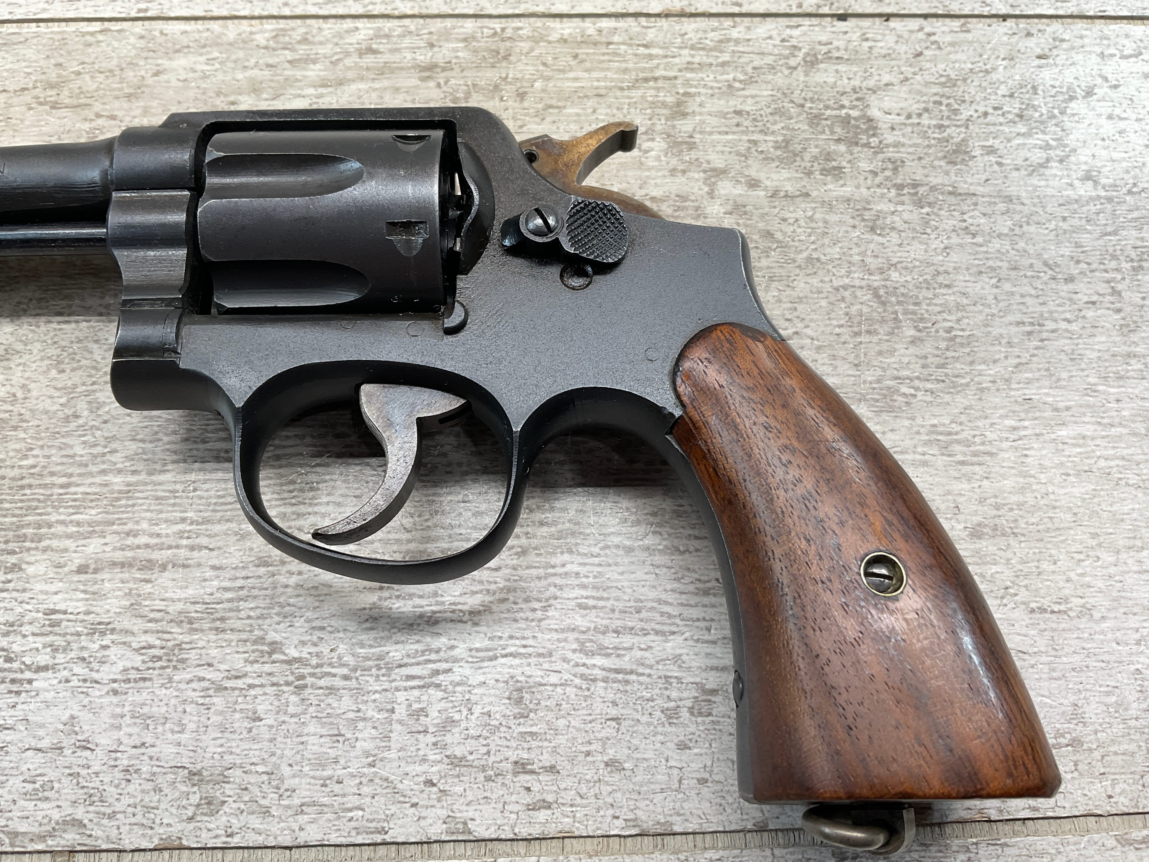 S&W VICTORY MODEL 限定版 No.00945 S&W Revolver, Victory 38 Special 4 Barrel, Blued4458
