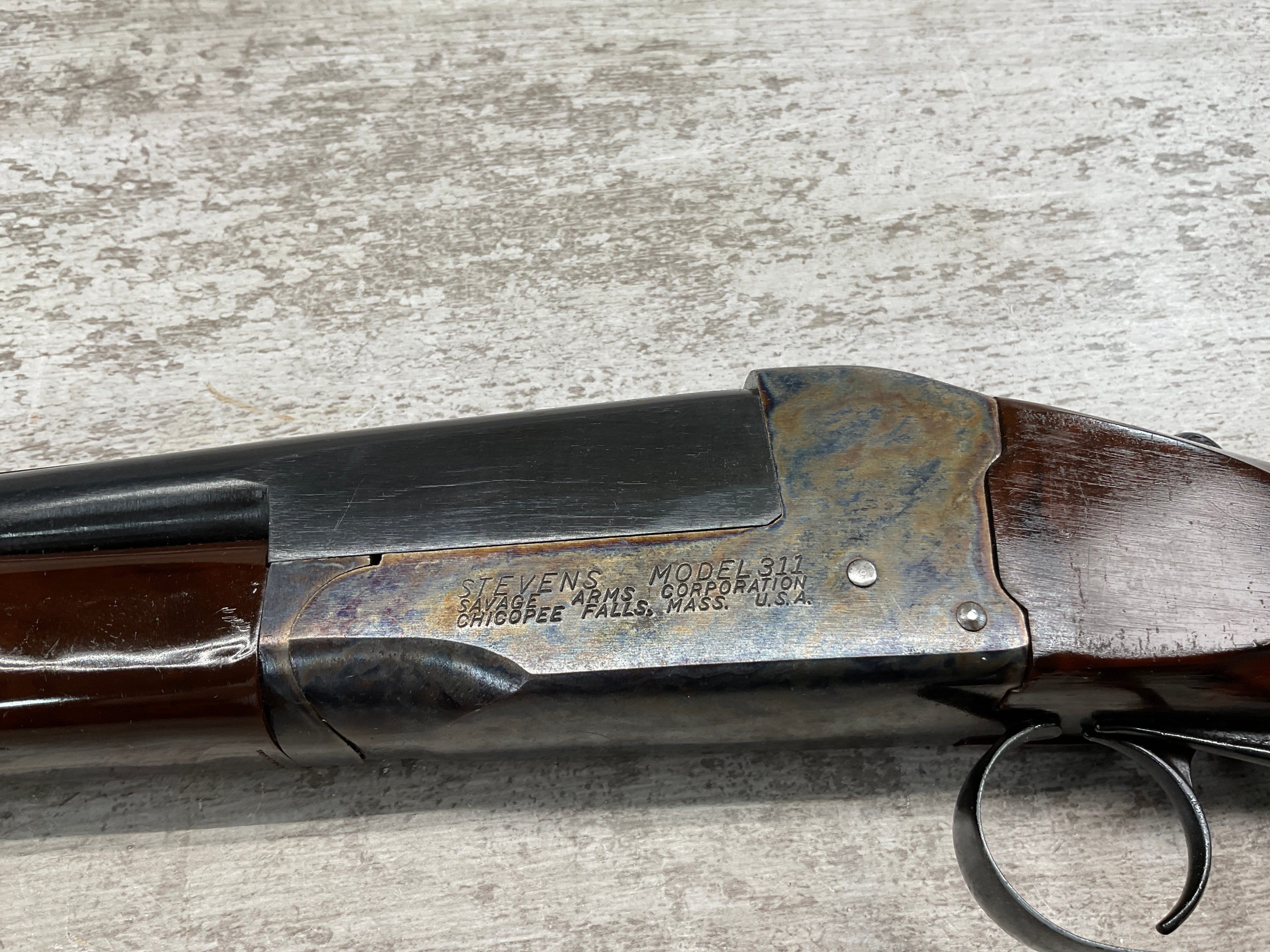 STEVENS MODEL 311 410 SXS SHOTGUNSTEVENS MODEL 311 .410 SXS BREAK ...