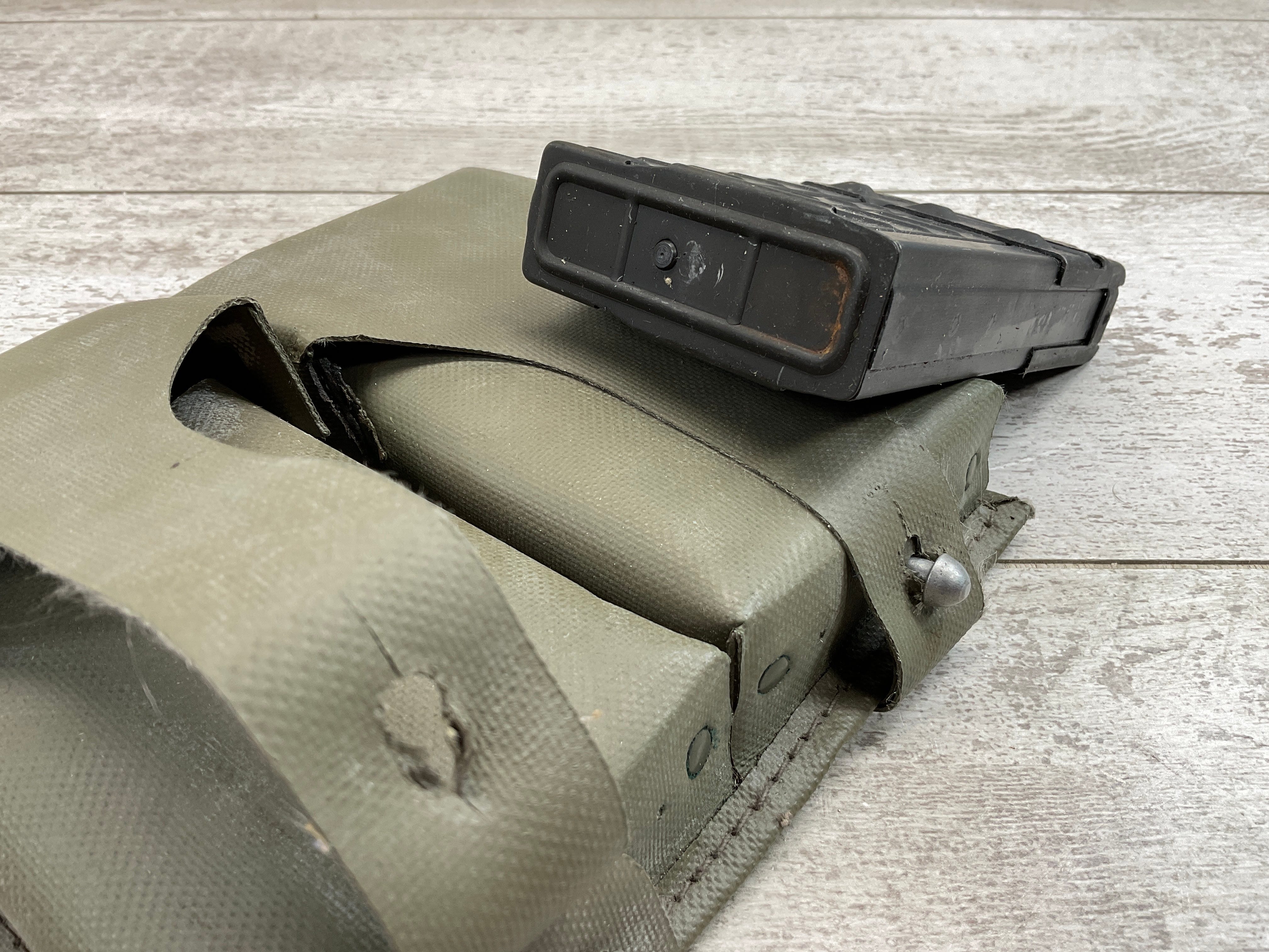 モヘイさん専用 H&K HK91 G3 2 MAG POUCH W/2 STEEL MAGS #3-12154-PF