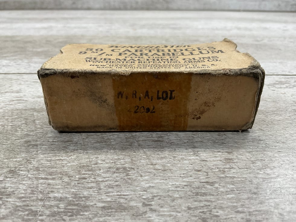 WINCHESTER 9MM PARABELLUM, VINTAGE, FULL BOX - Checkpoint