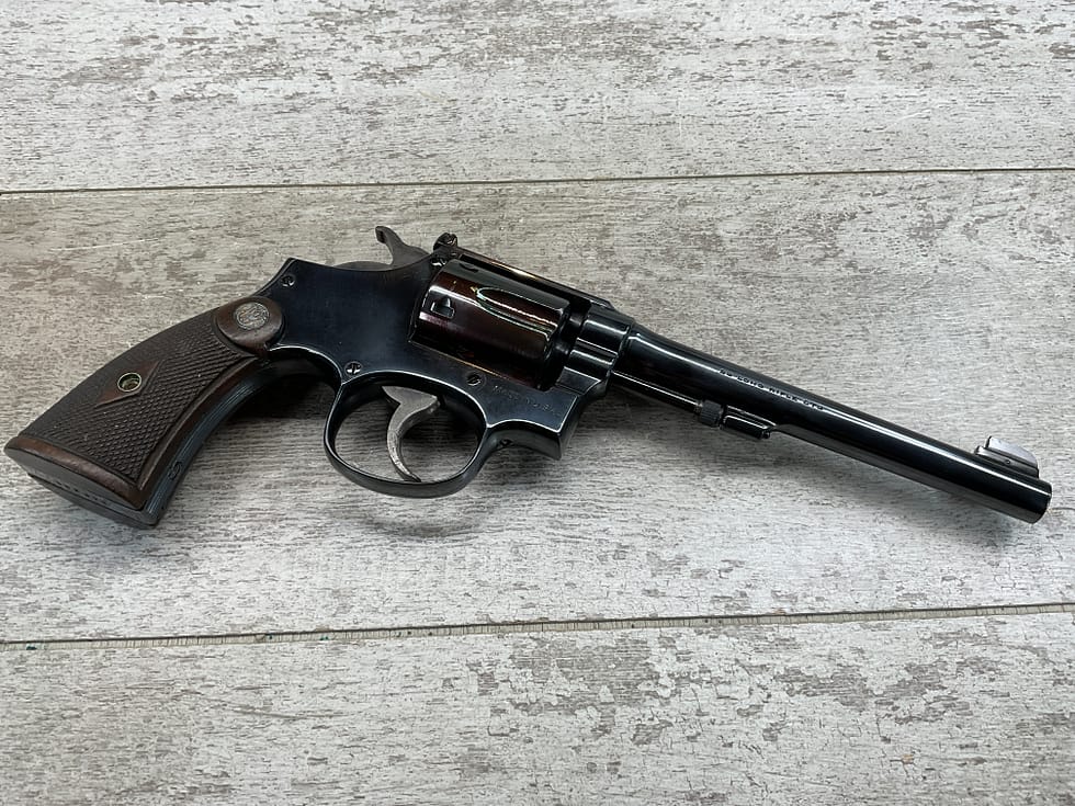 SMITH & WESSON S&W K-22 OUTDOORSMAN 1ST MODEL .22LR DA