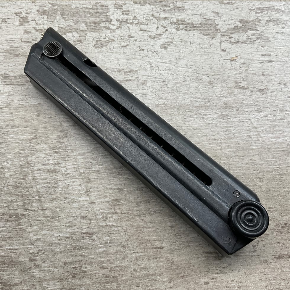 LUGER P08 MAGAZINE AFTERMARKET W/ BLACK PLASTIC BASE