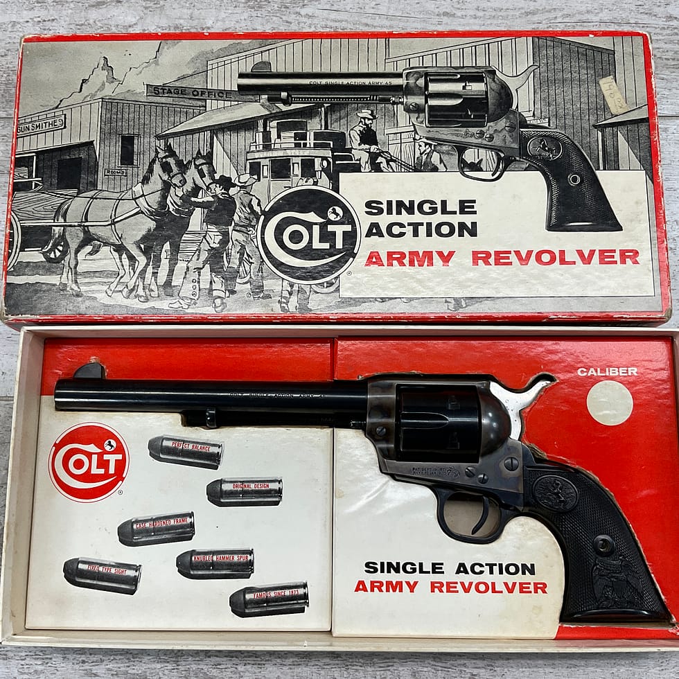 Colt Single Action Army .45 ブラックヘビーウェイト Tokyo Marui Colt-Licensed Single Action Army .45 Spring